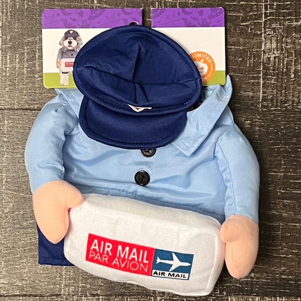 Funny Mail Carrier Pet Halloween Costume Size Small NEW!